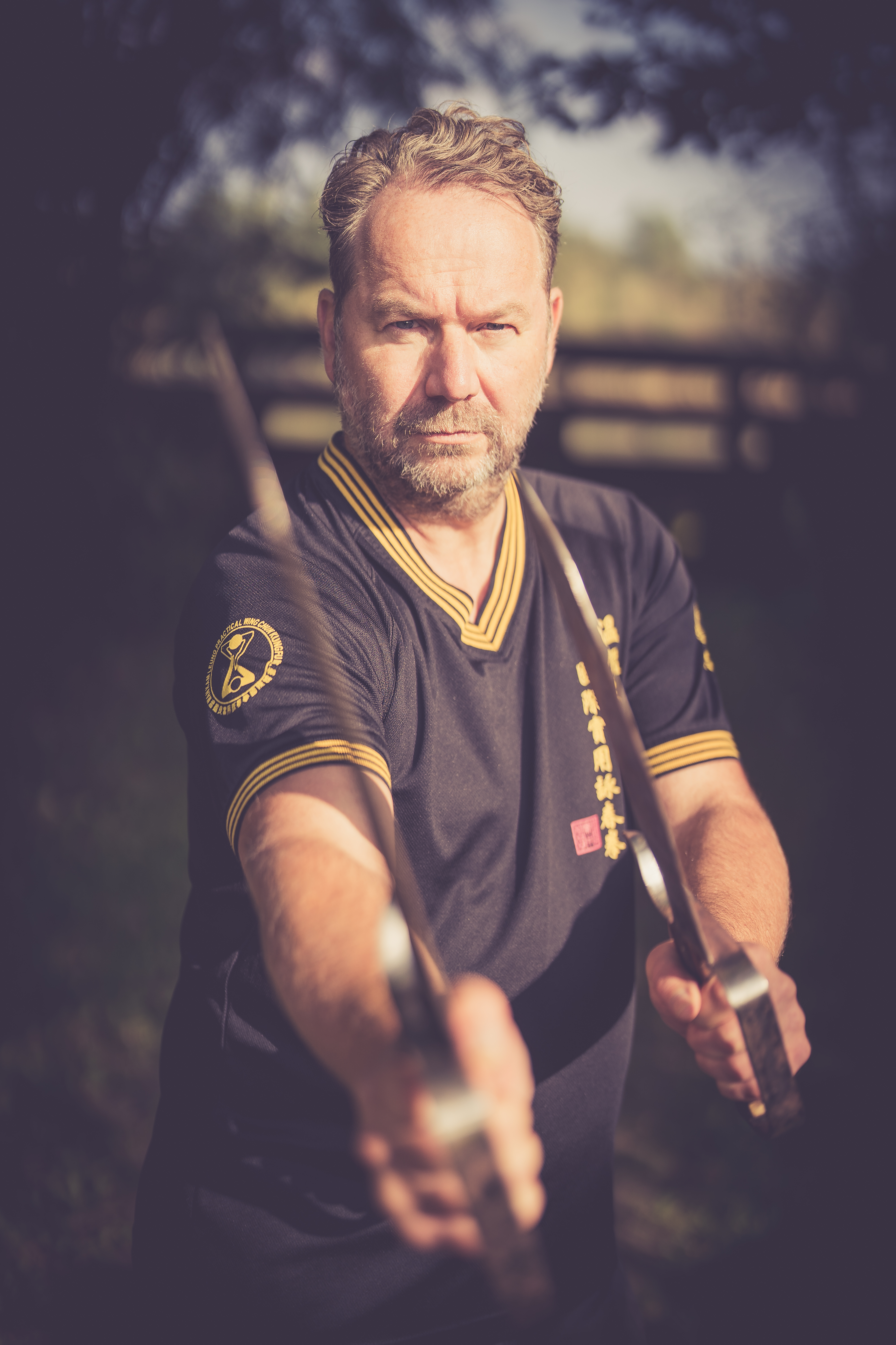 Sifu Michiel Contant during Wing Chun training
